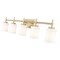 Z-Lite Cadoc 5 Light Vanity, 40.5in. W x 9in. H, Modern Gold 622-5V-MGLD - alternate 7
